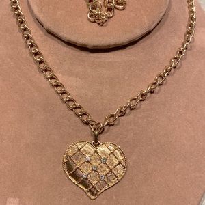 Nice Costume long length Heart Necklace